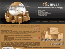 Tablet Screenshot of anpalsrl.ro